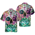 Summer Tropical Skull Pattern Hawaiian Shirt