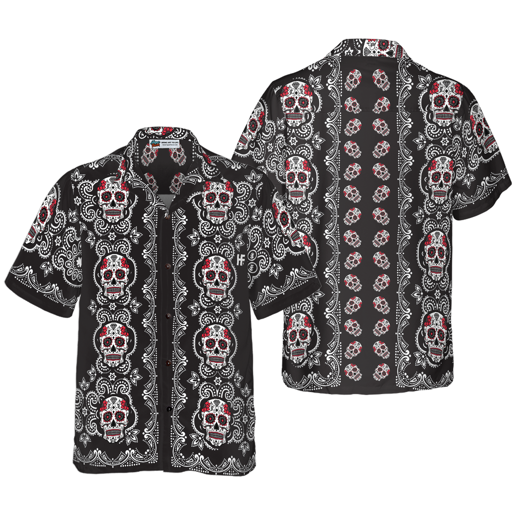 Sugar Skull Hawaiian Shirt