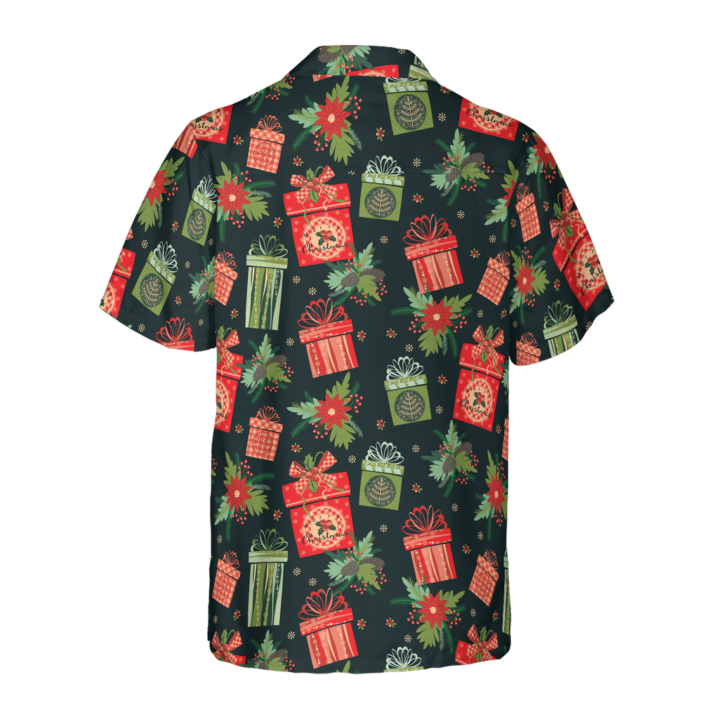 Hyperfavor Christmas Hawaiian Shirts, Chritmas Gift Pattern Shirt Short Sleeve, Christmas Shirt Idea Gift For Men And Women