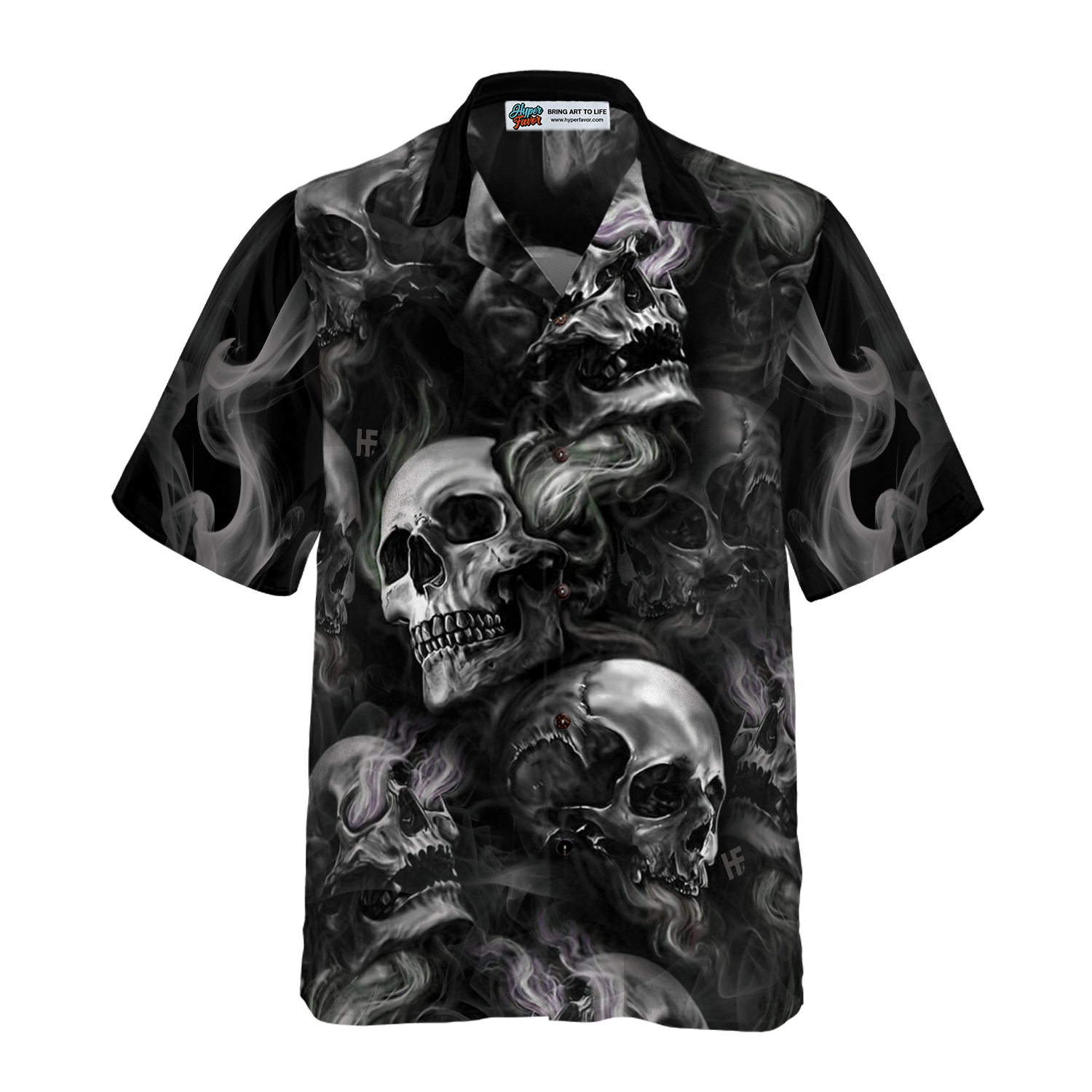 Luxury Skull Smoke V2 Hawaiian Shirt
