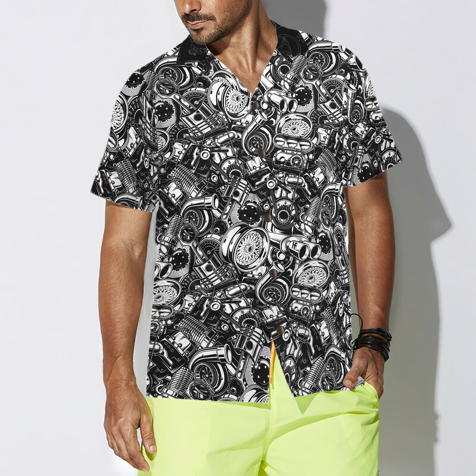 Repair Even Dead On Dark Background Hawaiian Shirt