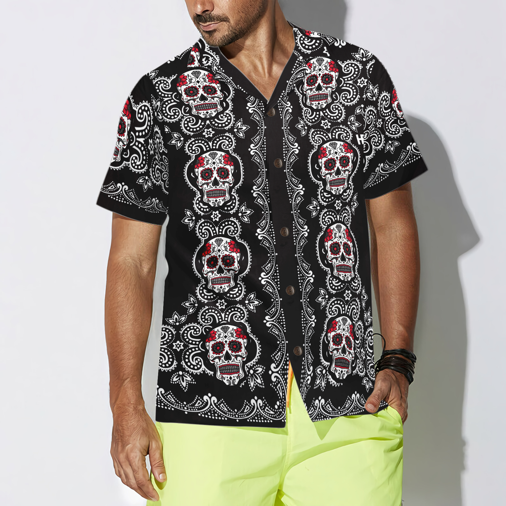 Sugar Skull Hawaiian Shirt