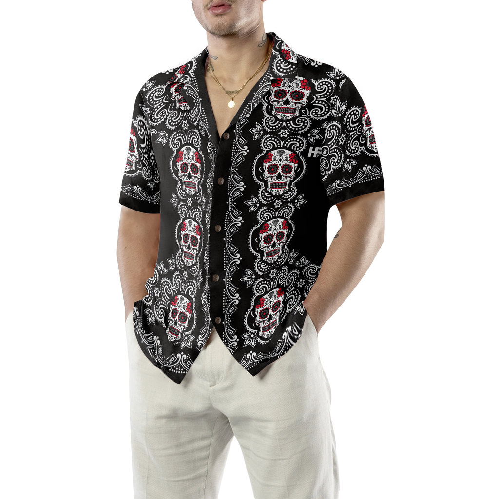 Sugar Skull Hawaiian Shirt