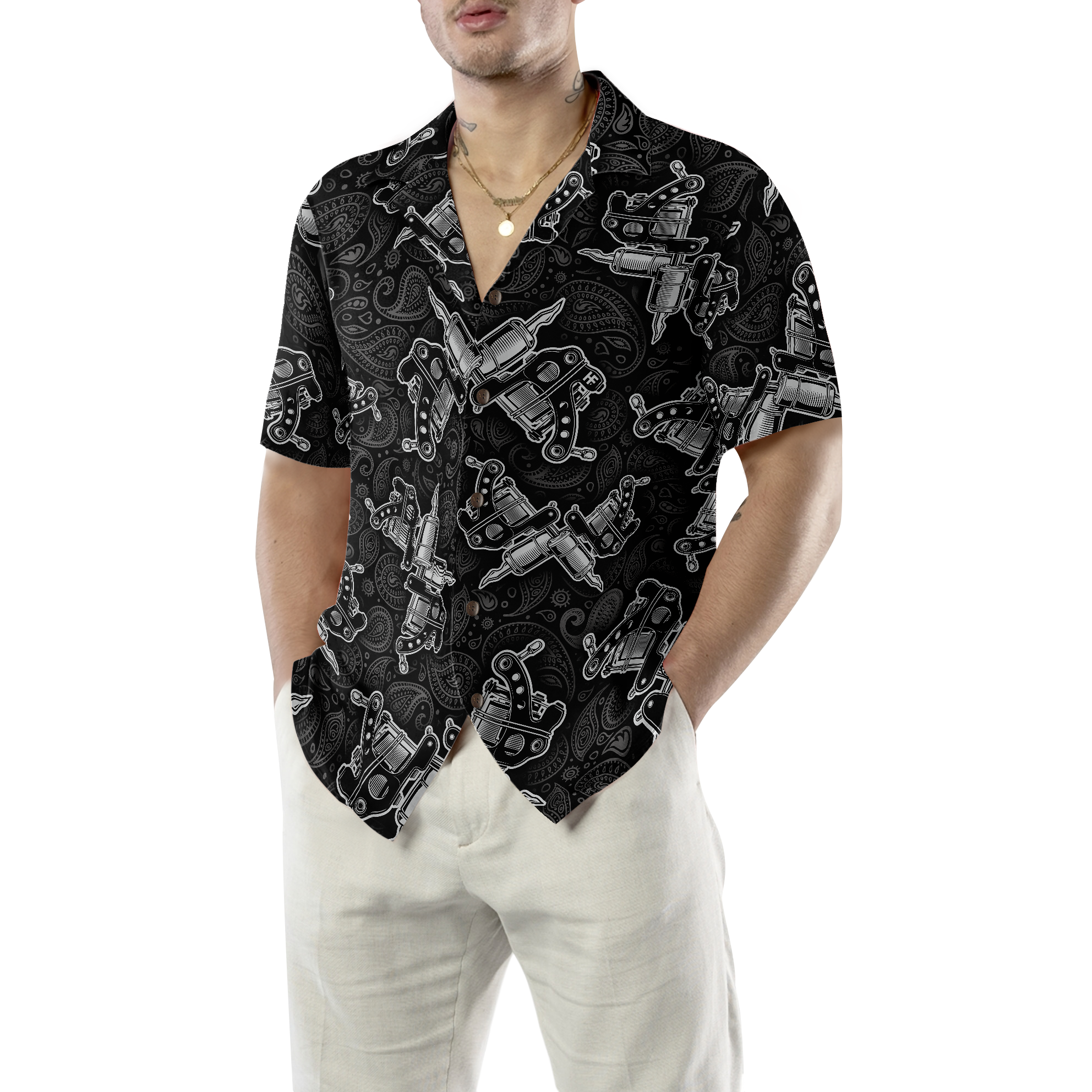 Tattoo Artist Hawaiian Shirt, Best Gift For Tattoo Artists